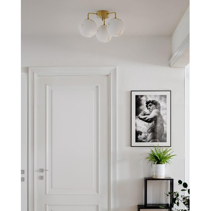 ByRydens - BELLAGIO pinnalle asennettava kattokruunu 3xE27/8W/230V