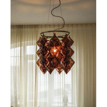 ByRydens - GEMMA-riippuvalaisin vaijerilla 1xE27/5W/230V