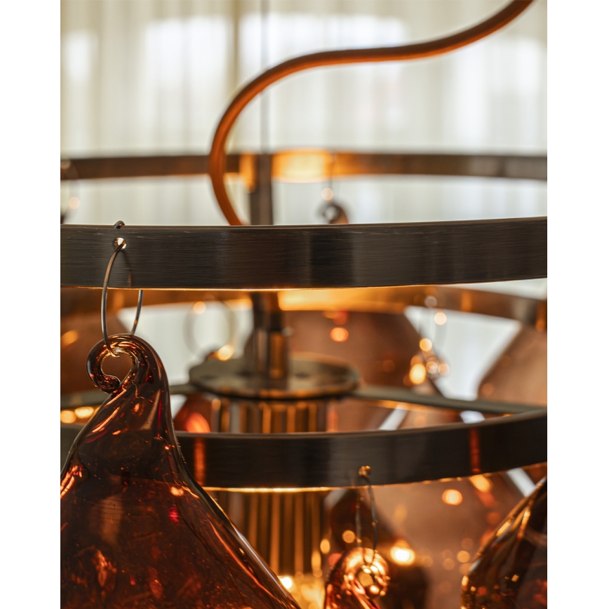 ByRydens - GEMMA-riippuvalaisin vaijerilla 1xE27/5W/230V