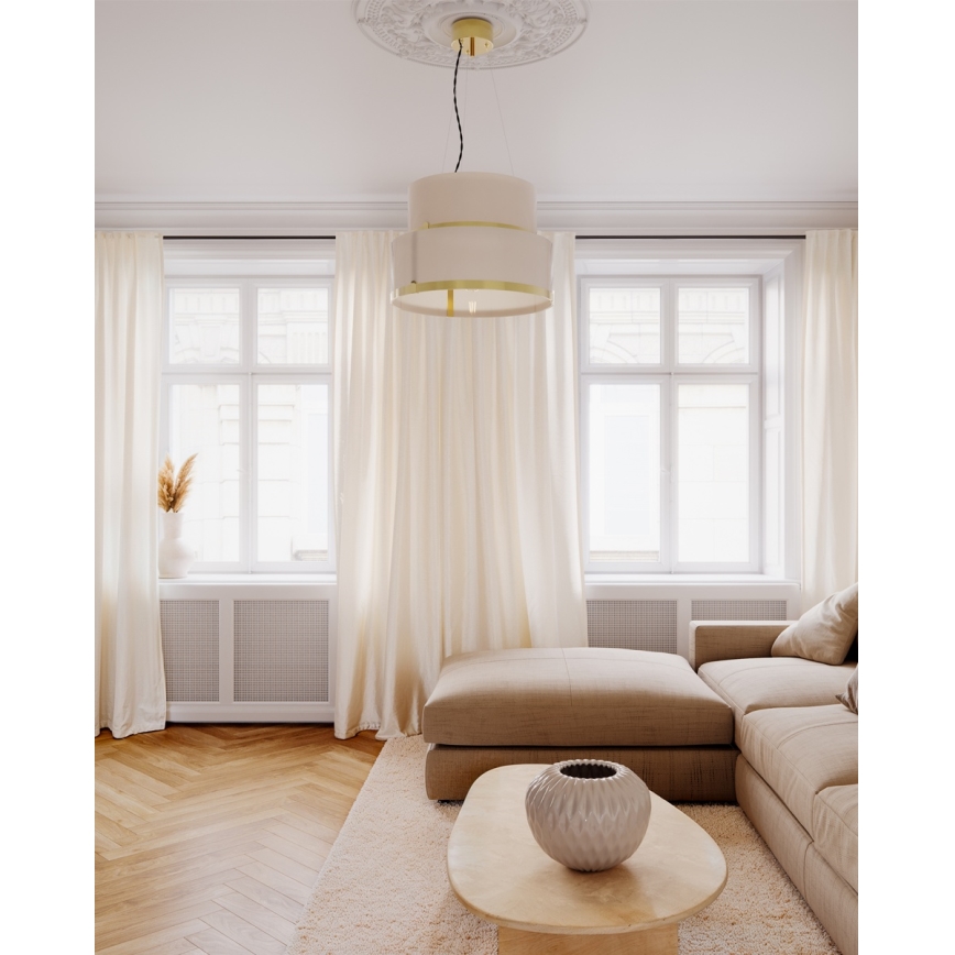 ByRydens - Riippuvalaisin kaapelilla MARCEL 2xE27/8W/230V
