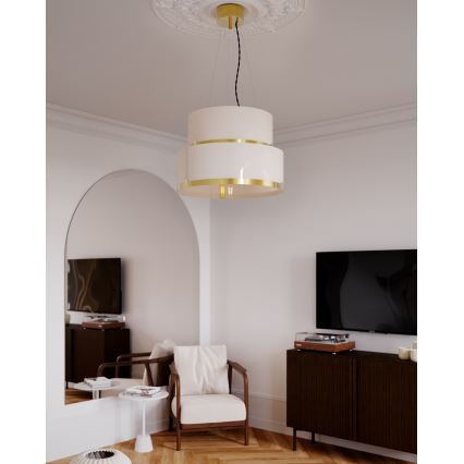 ByRydens - Riippuvalaisin kaapelilla MARCEL 2xE27/8W/230V