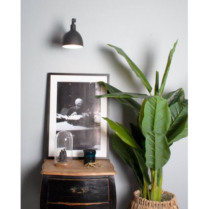 ByRydens - Seinävalaisin BASAARI MINI 1xE27/5W/230V musta