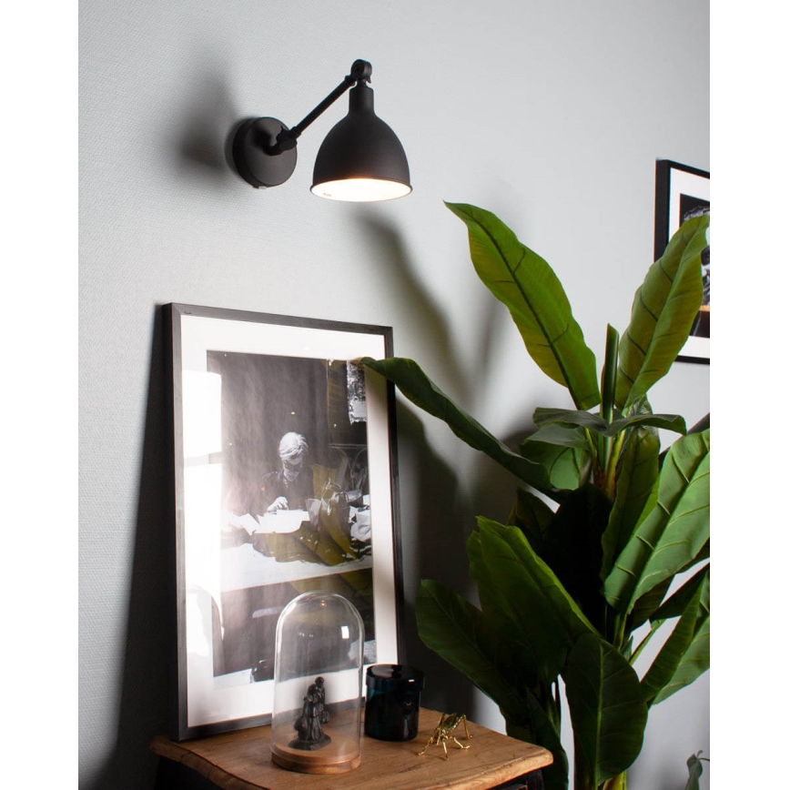 ByRydens - Seinävalaisin BASAARI MINI 1xE27/5W/230V musta