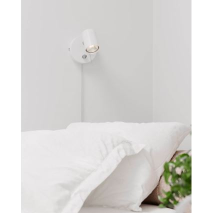 ByRydens - Himmennettävä seinävalaisin CORRECT 1xGU10/7W/230V valkoinen