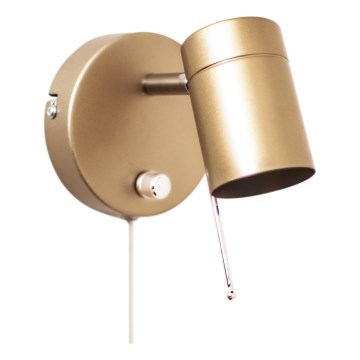 ByRydens - Himmennettävä seinävalaisin CORRECT 1xGU10/7W/230V kulta