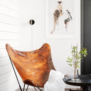 ByRydens - Himmennettävä seinävalaisin CORRECT 1xGU10/7W/230V musta