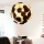 ByRydens - Kattokruunu johdossa PLANET 4xE14/5W/230V musta/kulta halkaisija 50 cm