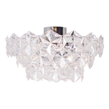 ByRydens - Kattovalo MONARQUE 3xE27/5W/230V läpinäkyvä halkaisija 51 cm