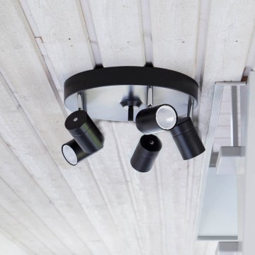 ByRydens - Kohdevalo CORRECT 5xGU10/7W/230V valkoinen halkaisija 30 cm