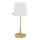 ByRydens - Pöytälamppu LUMI 1xE27/8W/230V valkoinen/kultainen 48,5 cm