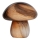 ByRydens - Pöytävalaisin MIRA MUSHROOM 1xE27/8W/230V ruskea