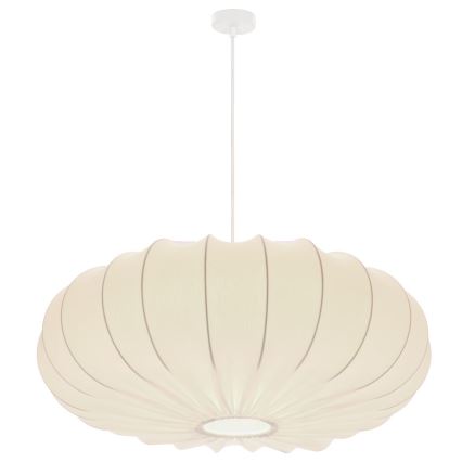 CAFEE-riippuvalaisin johdolla 1xE27/40W/230V, halkaisija 66 cm, valkoinen