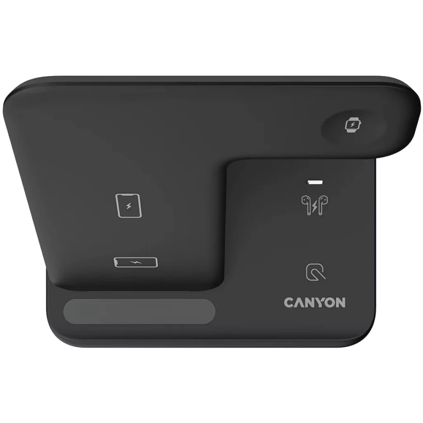 Canyon - Langaton laturi 3in1 musta