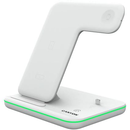 Canyon - Langaton laturi 3in1 valkoinen