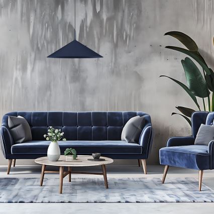 CAPITAL-riippuvalaisin kaapelilla 1xGX53/15W/230V halkaisija 60 cm sininen