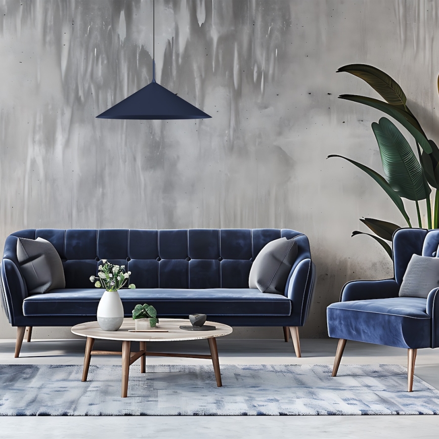 CAPITAL-riippuvalaisin kaapelilla 1xGX53/15W/230V halkaisija 60 cm sininen