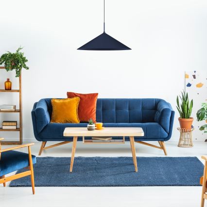 CAPITAL-riippuvalaisin kaapelilla 1xGX53/15W/230V halkaisija 60 cm sininen