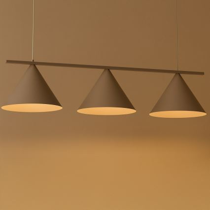 CAPITAL riippuvalaisin kaapelilla 3xGX53/15W/230V, beige
