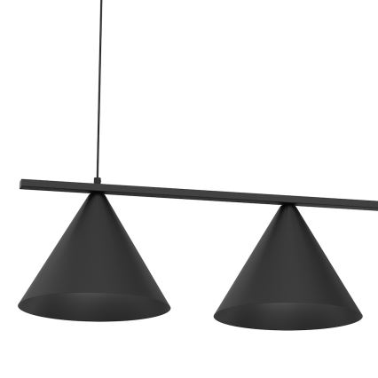 CAPITAL riippuvalaisin kaapelilla 3xGX53/15W/230V musta
