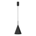 CAPITAL-riippuvalaisin langalla 1xGX53/15W/230V, halkaisija 17 cm, musta
