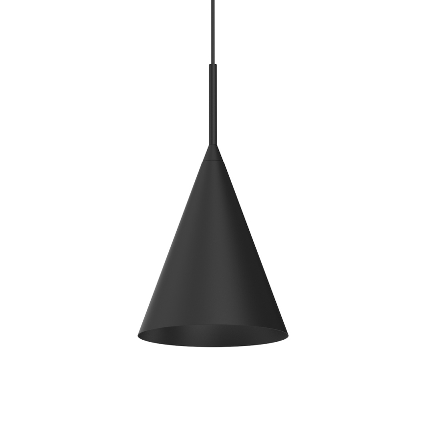 CAPITAL-riippuvalaisin langalla 1xGX53/15W/230V, halkaisija 17 cm, musta