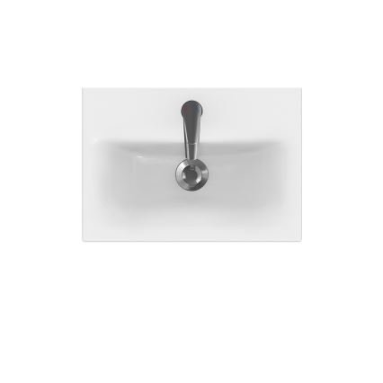 Cersanit K116-008 - Upotettava pesuallas MODUO SLIM 35x50 cm keramiikka/kiiltävä valkoinen