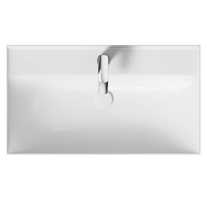 Cersanit K120-010 - Upotettava pesuallas LARGA 46x80,5 cm keramiikka/kiiltävä valkoinen