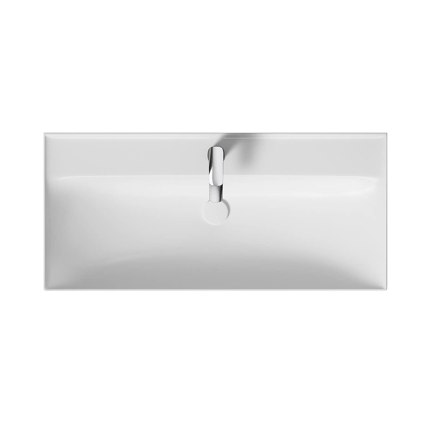 Cersanit K120-011 - Upotettava pesuallas LARGA 46x100 cm keramiikka/kiiltävä valkoinen