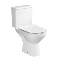 Cersanit K35-037 - Lattiakiinnitteinen WC-istuin istuinkannella CITY keramiikka/valkoinen