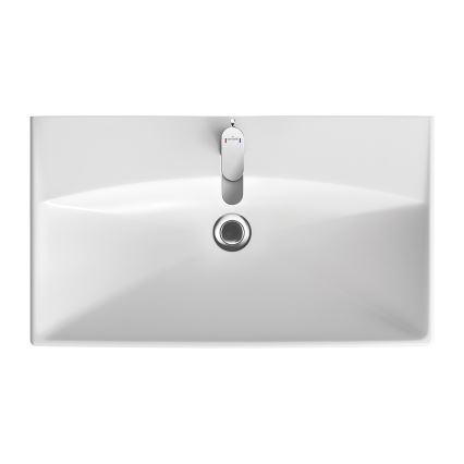 Cersanit K35-061 - Upotettava pesuallas CITY 45,5 x 80,5 cm keraaminen/kiiltävä valkoinen