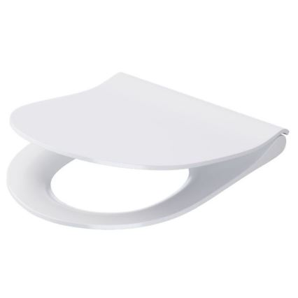 Cersanit K701-104 - Seinään asennettava WC-istuin CITY OVAL istuinkannella, keramiikka/valkoinen