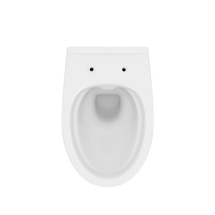 Cersanit K701-147 - Seinään asennettava WC-istuin SAVIO-istuinkannella, keramiikka/valkoinen