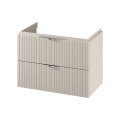 Cersanit S1015-003 - TIRSO ripustettava allaskaappi 80x55x45 cm beige