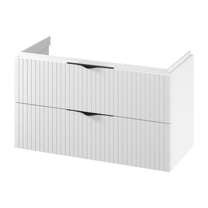 Cersanit S1015-014 - Seinäkiinnitteinen pesualtaan alakaappi TIRSO 100x55x45 cm, valkoinen