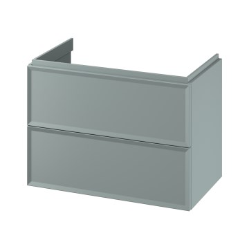 Cersanit S1017-004 - Seinään asennettava kylpyhuoneen allaskaappi MILLE 80x55x45 cm mintunvihreä