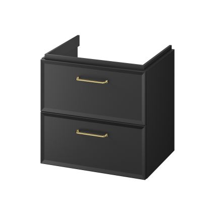 Cersanit S1021-002 - MILLE 60x45 cm seinään asennettava allaskaappi, musta