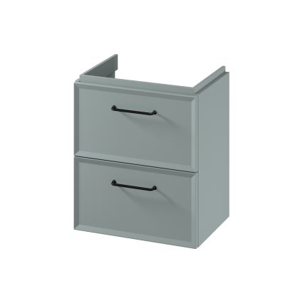 Cersanit S1021-007 - Seinään asennettava allaskaappi MILLE SLIM 50x35 cm mintunvihreä