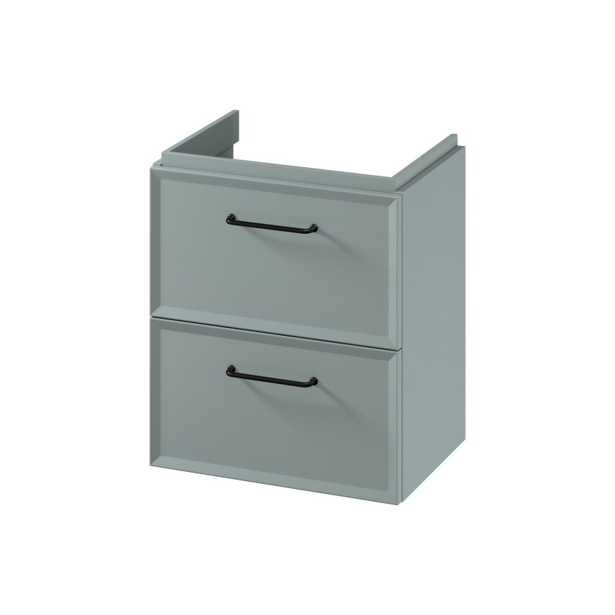 Cersanit S1021-007 - Seinään asennettava allaskaappi MILLE SLIM 50x35 cm mintunvihreä