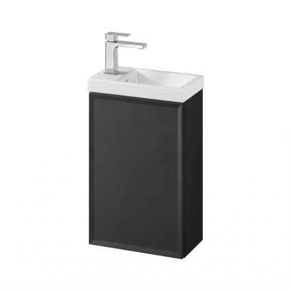 Cersanit S1022-003 - Seinäkaappi pesualtaan alle MILLE 40x22 cm musta