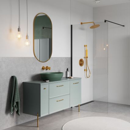 Cersanit S1022-008 - MILLE seinään asennettava kylpyhuonekaappi 20x45 cm, mintunvihreä