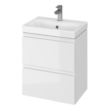 Cersanit S801-229-DSM - MODUO SLIM seinäkaappi pesualtaalla 50x62x35 cm kiiltävän valkoinen
