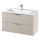 Cersanit S801-548 - TIRSO seinäasennettava kylpyhuonekaappi pesualtaalla 100x60x45 cm beige