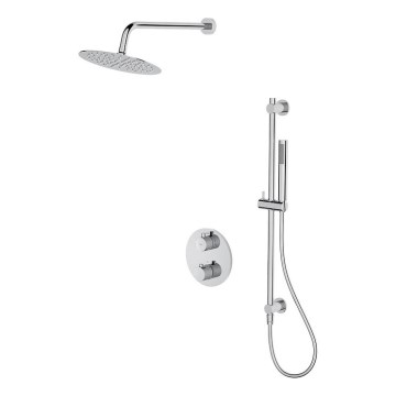Cersanit S952-032 - Suihkusetti termostaattisella piilohanalla ZEN kiiltävä kromi