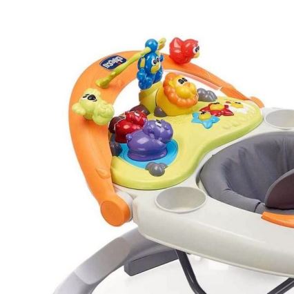 Chicco - Kävelytuoli WALKY TALKY 2xAA harmaa