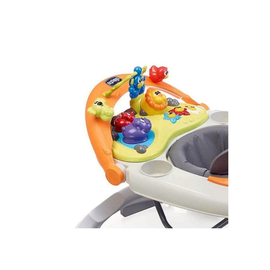 Chicco - Kävelytuoli WALKY TALKY 2xAA harmaa