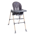 Chicco - Lasten ruokapöydän tuoli Polly Essential - harmaa