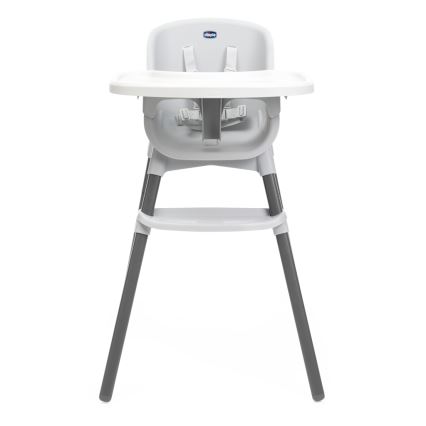 Chicco - Lasten syöttötuoli ZEST 3v1 valkoinen/harmaa