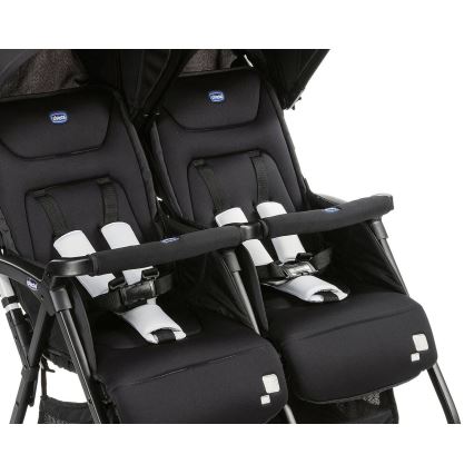 Chicco - Lastenrattaat kaksosille OHLALA TWIN Black Yö musta