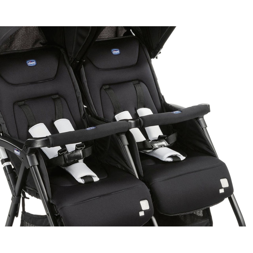 Chicco - Lastenrattaat kaksosille OHLALA TWIN Black Yö musta