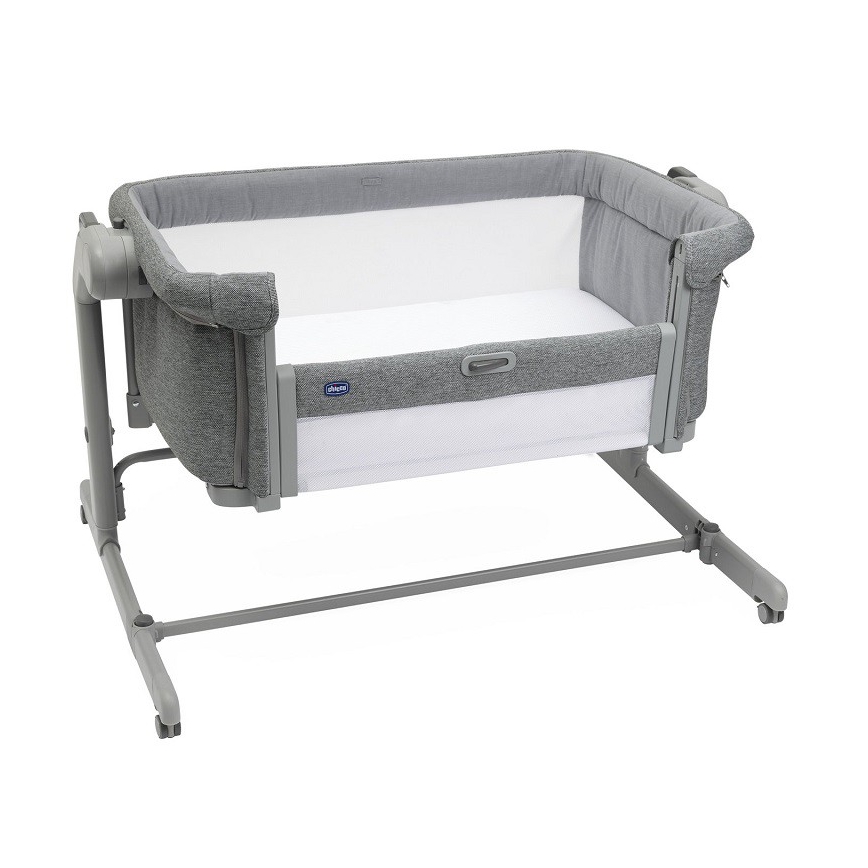 Chicco - Lasten pinnasänky 2-in-1 NEXT2ME MAGIC EVO tummanharmaa